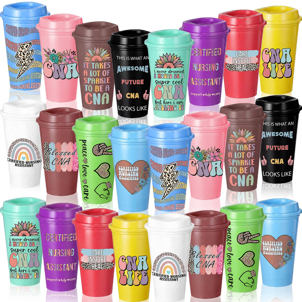 Silifine admin pro day tumblers 12-pack with lids for group gifting and staff appreciation