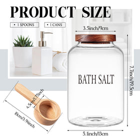 SiliFine 74 oz jar with airtight lid and scoop for pantry organization