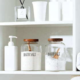SiliFine rustic double-set jars enhance bathroom or kitchen aesthetics