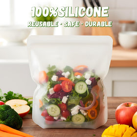 SiliSea bags are dishwasher-safe for effortless cleanup.