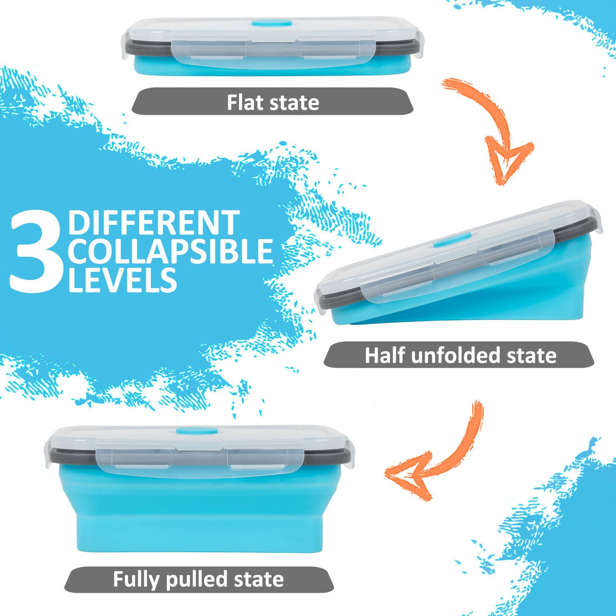 SiliSea lid with air vent close-up highlighting fresh-keeping seal.