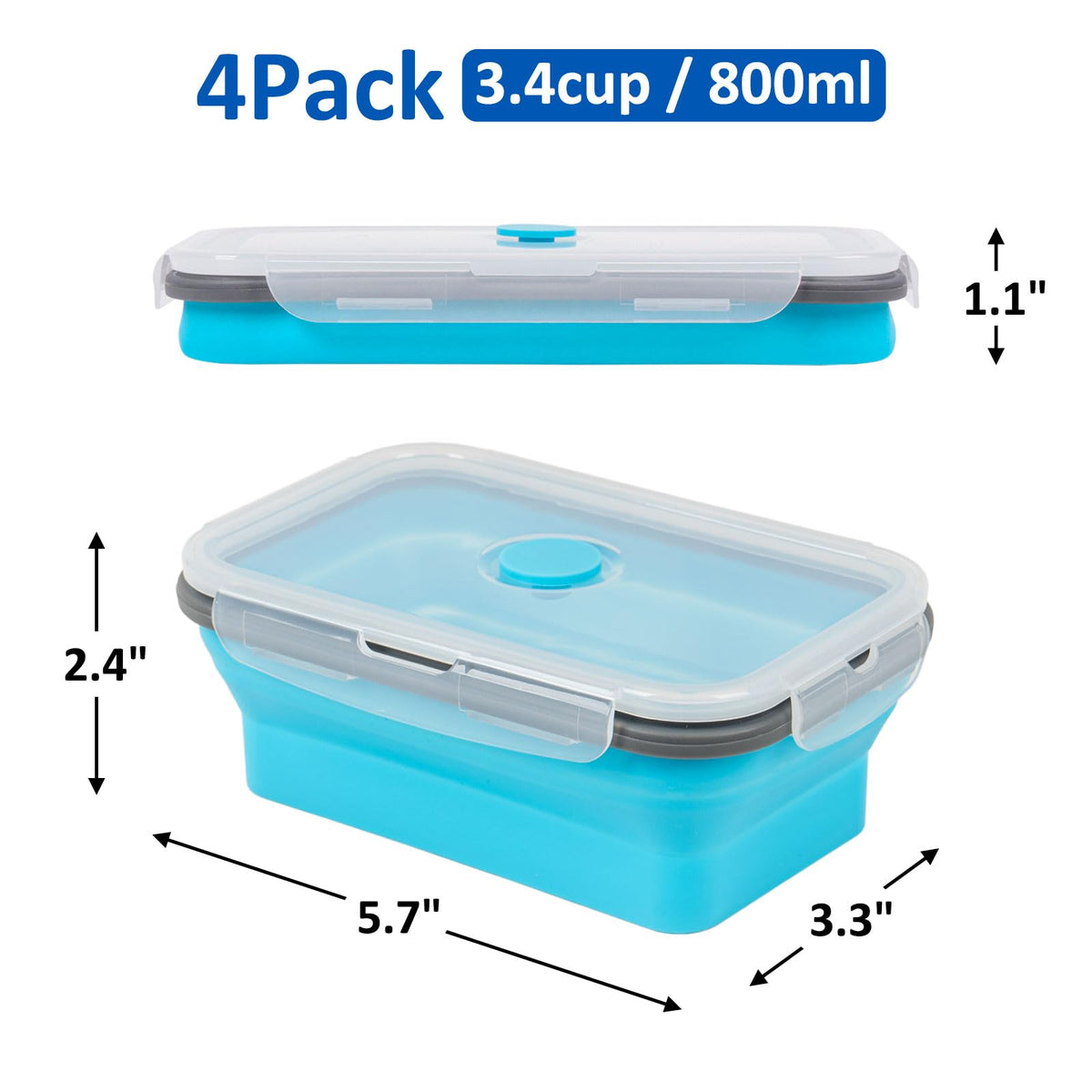 SiliSea set with multiple containers for travel and RV storage.