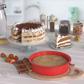 SILIVO dishwasher safe bakeware cake pans for quick post bake cleanup