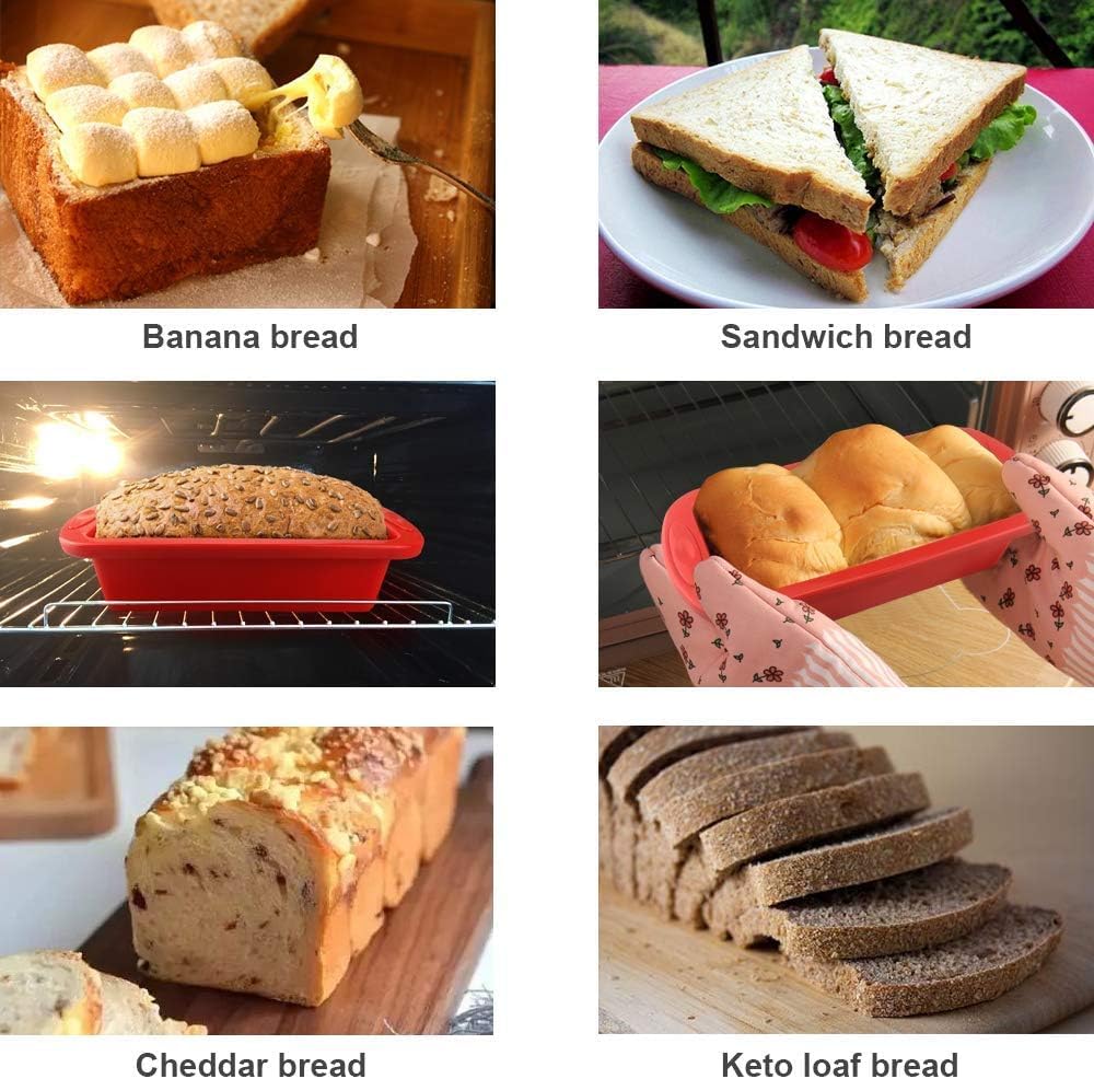 SILIVO meatloaf-cake pan ideal for savory loaves and casseroles