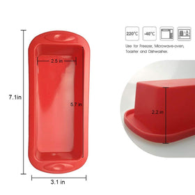 SILIVO temperature range supports freezer to oven use from -20°F to 450°F.