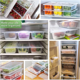 SILIVO organized fridge layout supports easy meal prep.