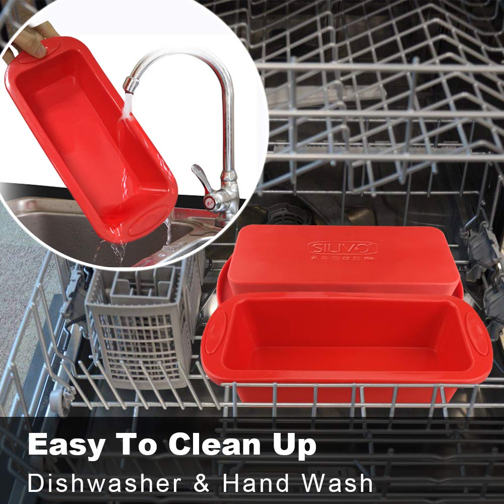 SILIVO oven microwave freezer safe pan handles diverse prep