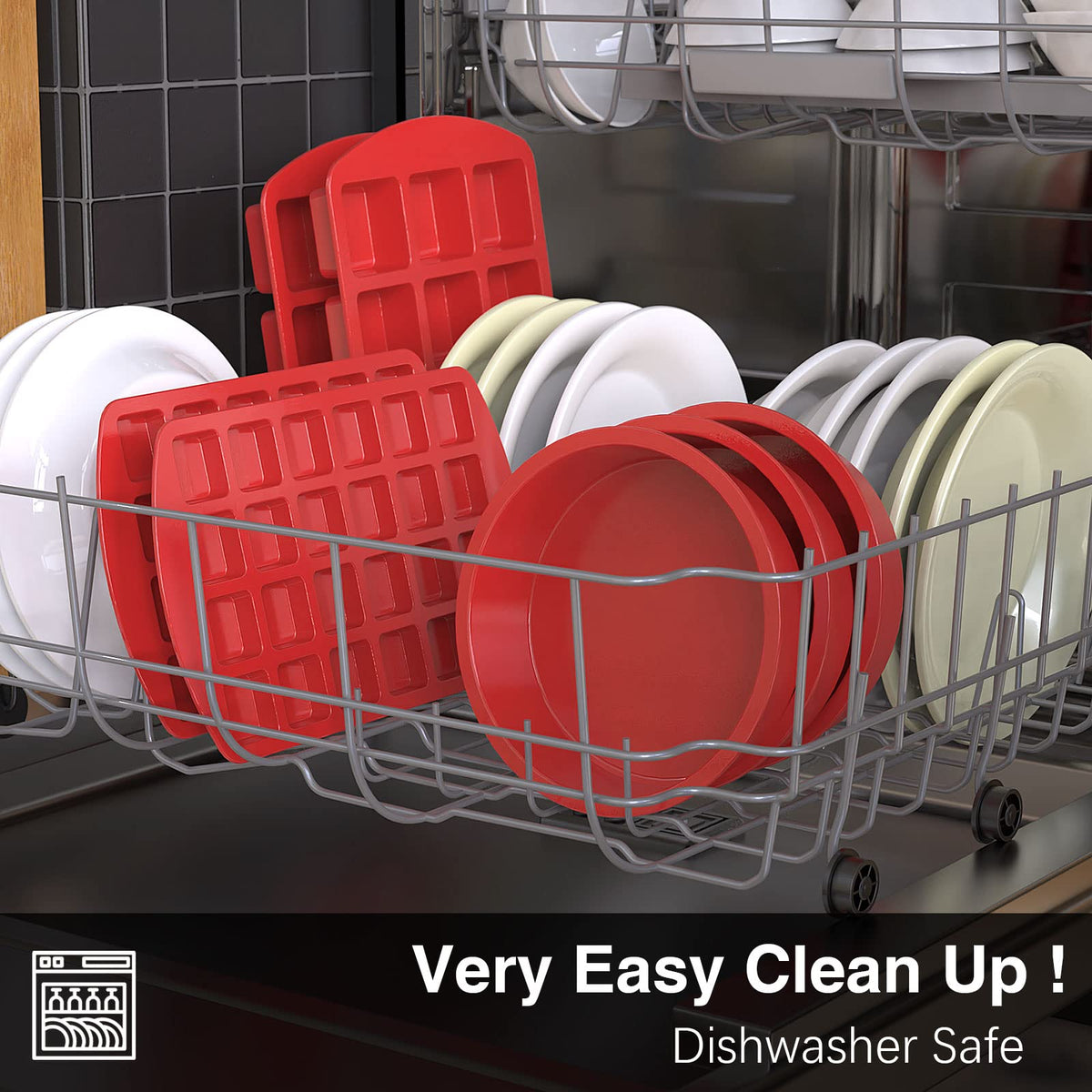 SILIVO oven and microwave safe cake pans for versatile baking