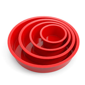 SILIVO silicone cake pan 3-inch for mini cakes with easy release.