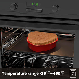 SILIVO 9-inch heart pan supports bakeware versatility for cakes, brownies, or soaps