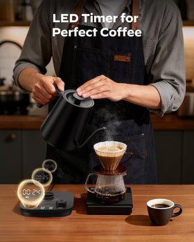 Silonn gooseneck kettle ergonomic handle for comfortable grip