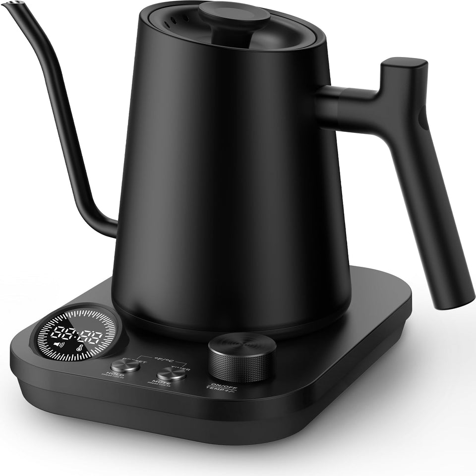 Silonn gooseneck kettle front view showing precise pouring control