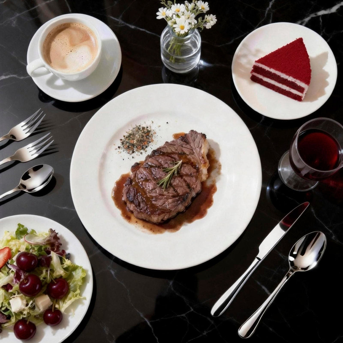 SilouC dishwasher-safe finish on flatware shown in use