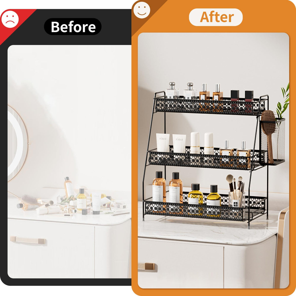 SILUB Vintage durable steel construction withstands humid kitchen or bath spaces.