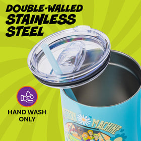 40oz travel tumbler with durable handle for easy carrying