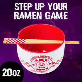 Pair of matching chopsticks included with the Silver Buffalo ramen set.