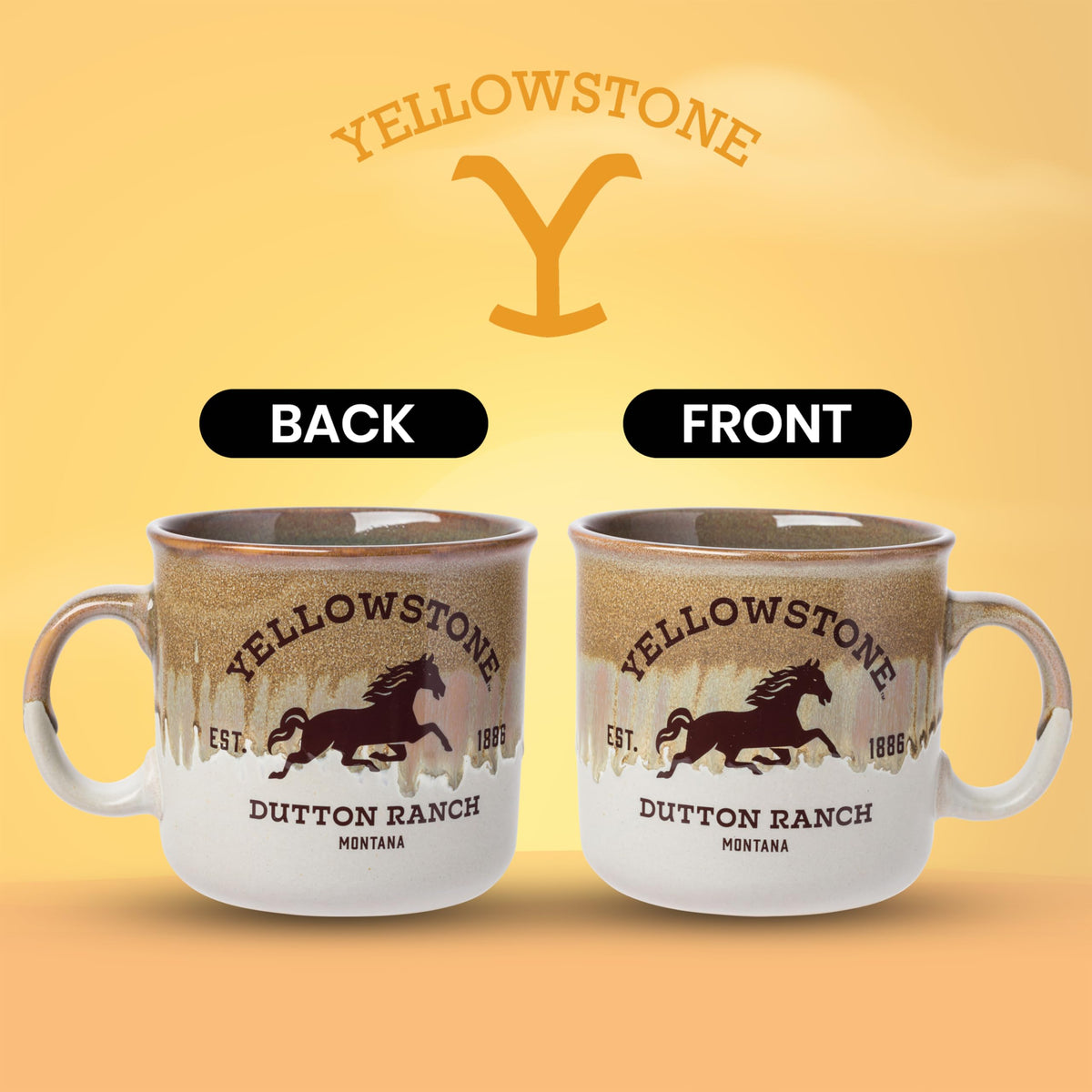 Silver Buffalo camper mug handle closeup, highlighting craftsmanship for durable everyday use