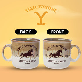 Silver Buffalo camper mug handle closeup, highlighting craftsmanship for durable everyday use
