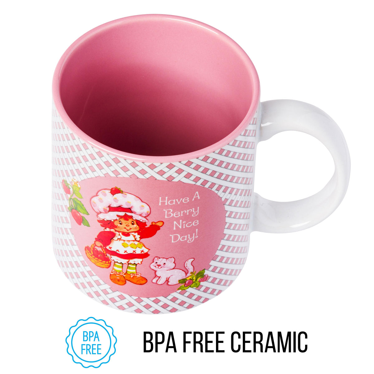 Silver Buffalo custard illustration mug, ideal for shelf display and fandom decor