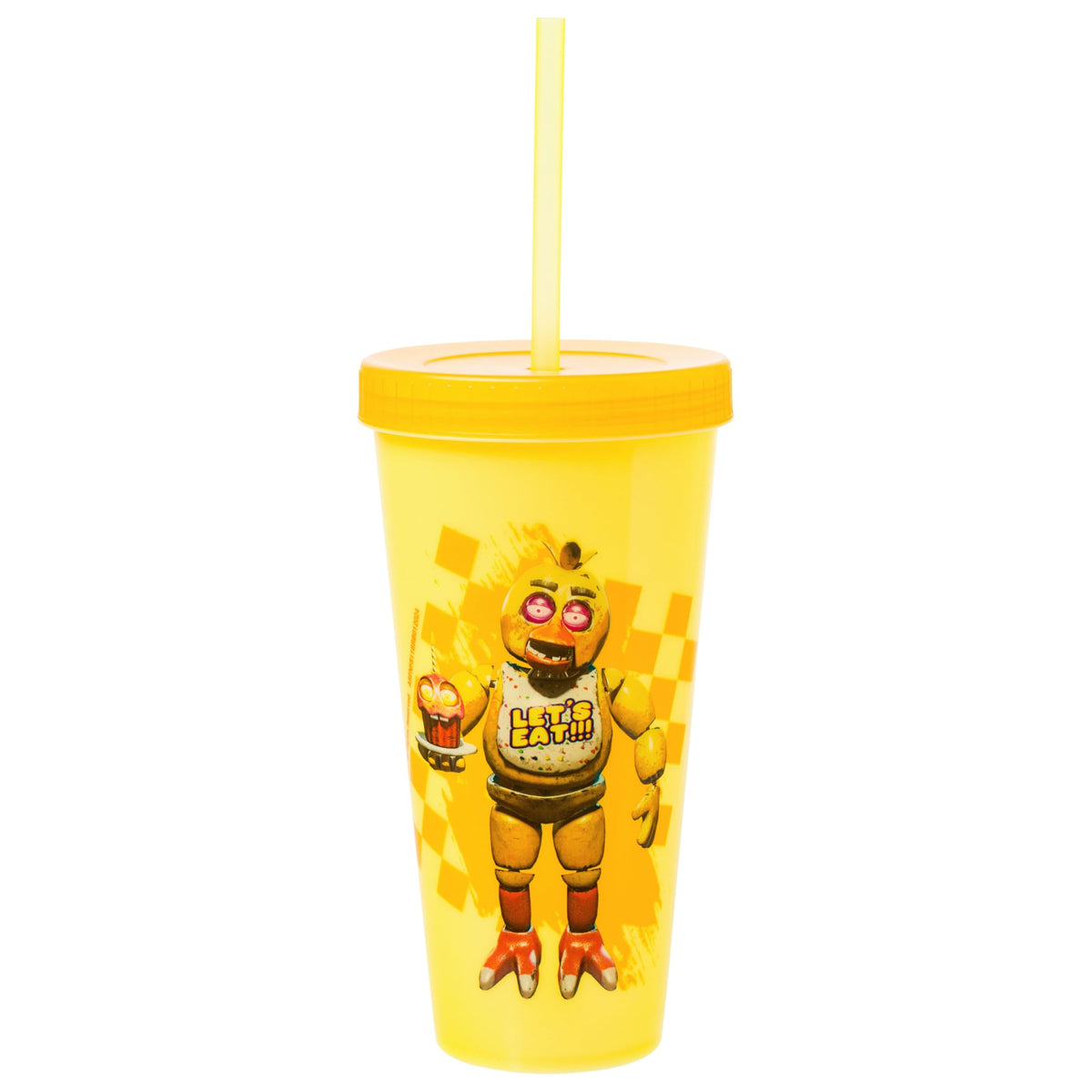Silver Buffalo FNAF color-changing tumbler with Foxy for picnics and road trips.