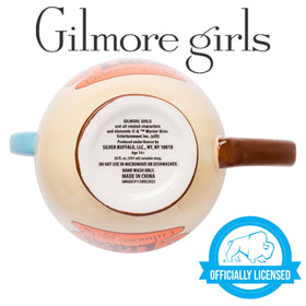 Silver Buffalo Gilmore mug featuring Doose's Market for playful nostalgia during tea.