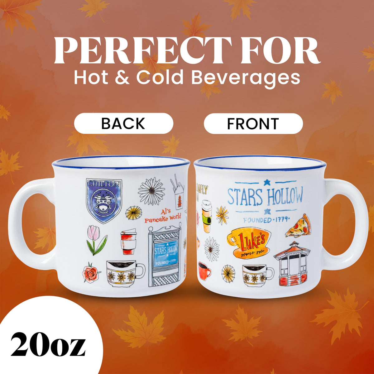 Gilmore Girls mug featuring Al's Pancake World for breakfasts