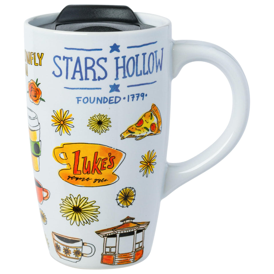 Silver Buffalo Gilmore Girls Luke's Diner mug, ideal for on-the-go coffee.