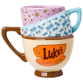 Silver Buffalo Gilmore mug featuring Luke's Diner for cozy morning coffee rituals.