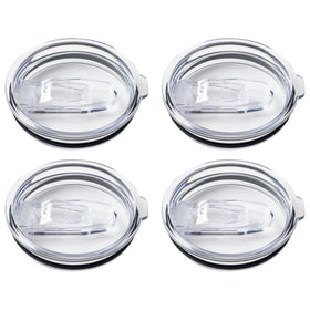 Official Silver Buffalo 4-pack lid set for travel-ready tumbler lids