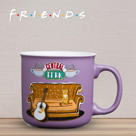 Silver Buffalo top-rack dishwasher-safe mug for easy cleanup.