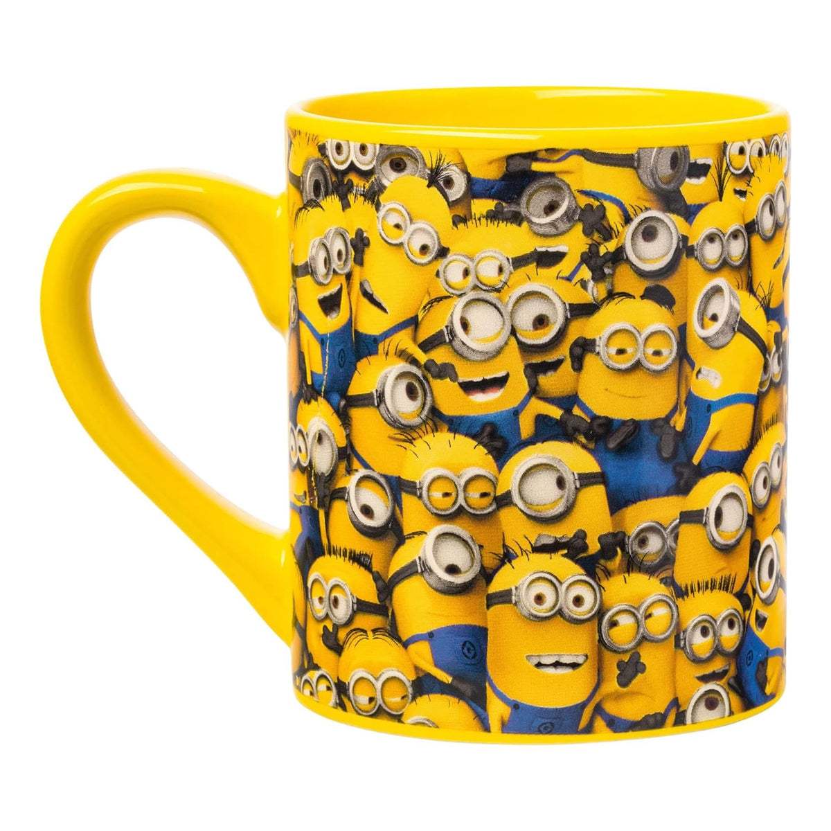 Silver Buffalo Minions mug multifunctional use for coffee, storage, and decor.