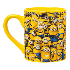 Silver Buffalo Minions mug multifunctional use for coffee, storage, and decor.