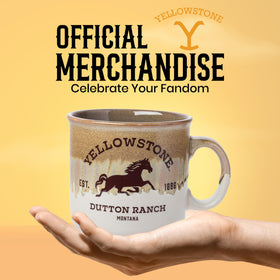Silver Buffalo multipurpose mug image, demonstrates paperweight and storage-ready design