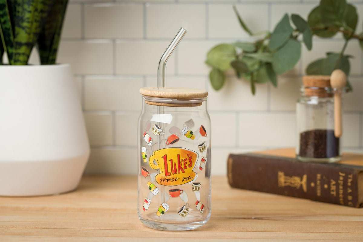 Silver Buffalo Luke's Diner tumbler, ideal for travel, picnics, and car trips.
