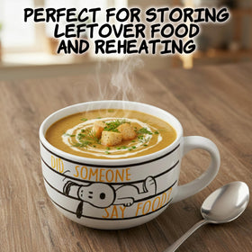 Silver Buffalo Peanuts Snoopy lounging illustration on mug.