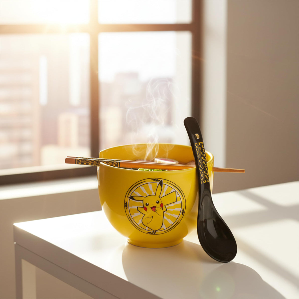 Silver Buffalo Pikachu bowl gift pack suits Pokemon fans and collectors.
