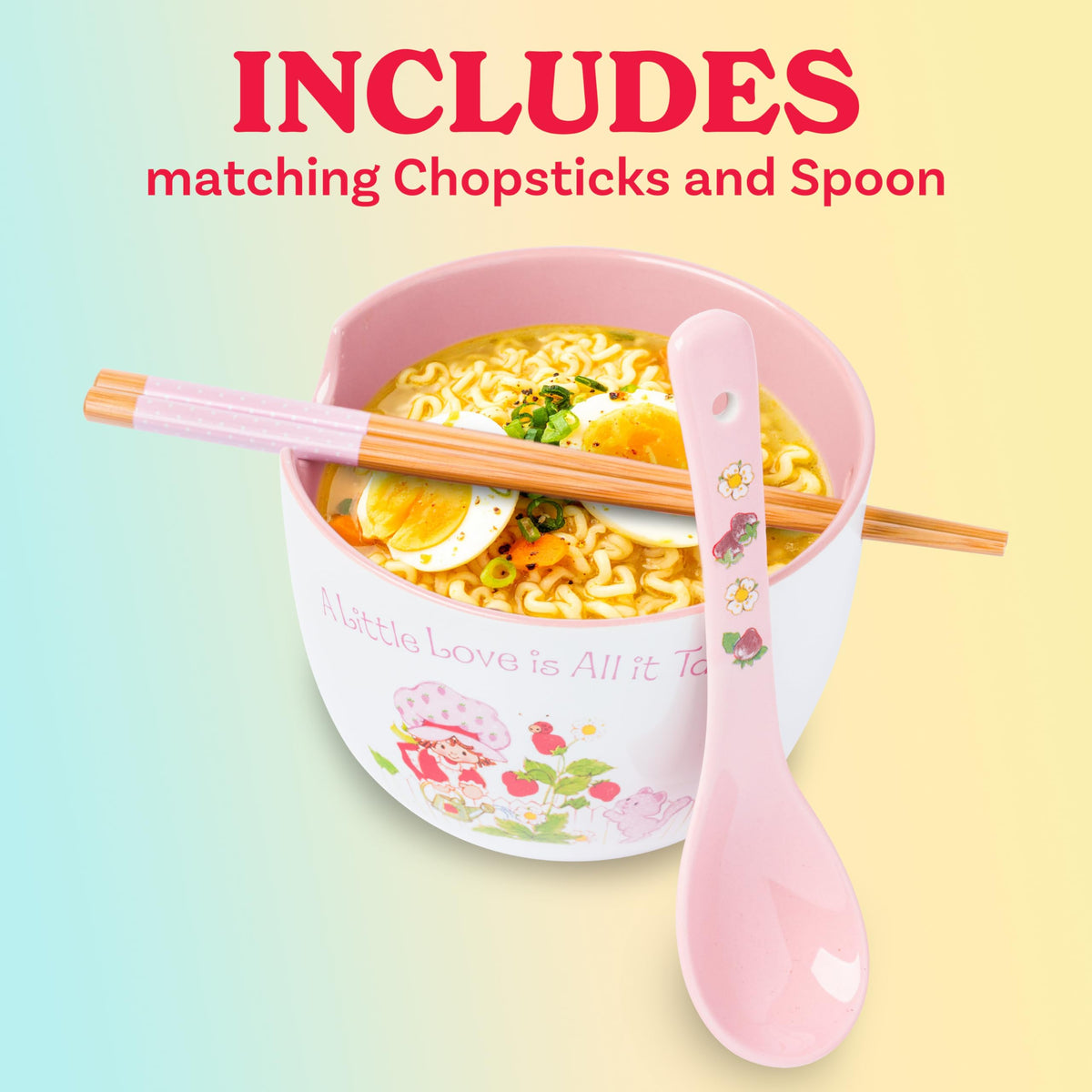 Silver Buffalo pink spoon for themed dining experiences