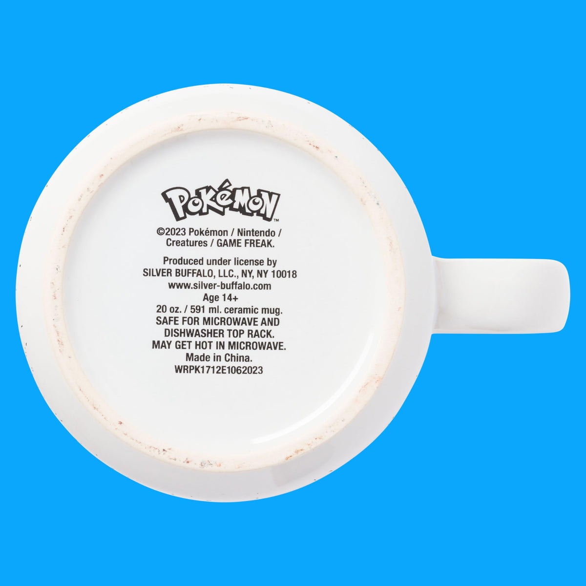 Silver Buffalo Pokemon camper mug 20oz use-cases showing coffee and tea