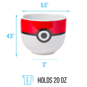 Silver Buffalo Pokemon gift set featuring Pokeball bowl and chopsticks