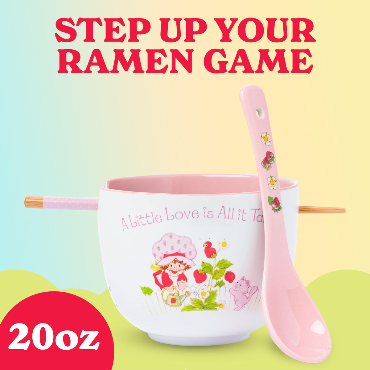 Silver Buffalo polka-dot chopsticks add a playful touch to ramen nights
