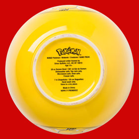 Silver Buffalo Pikachu bowl is microwave safe for quick heat-up meals.