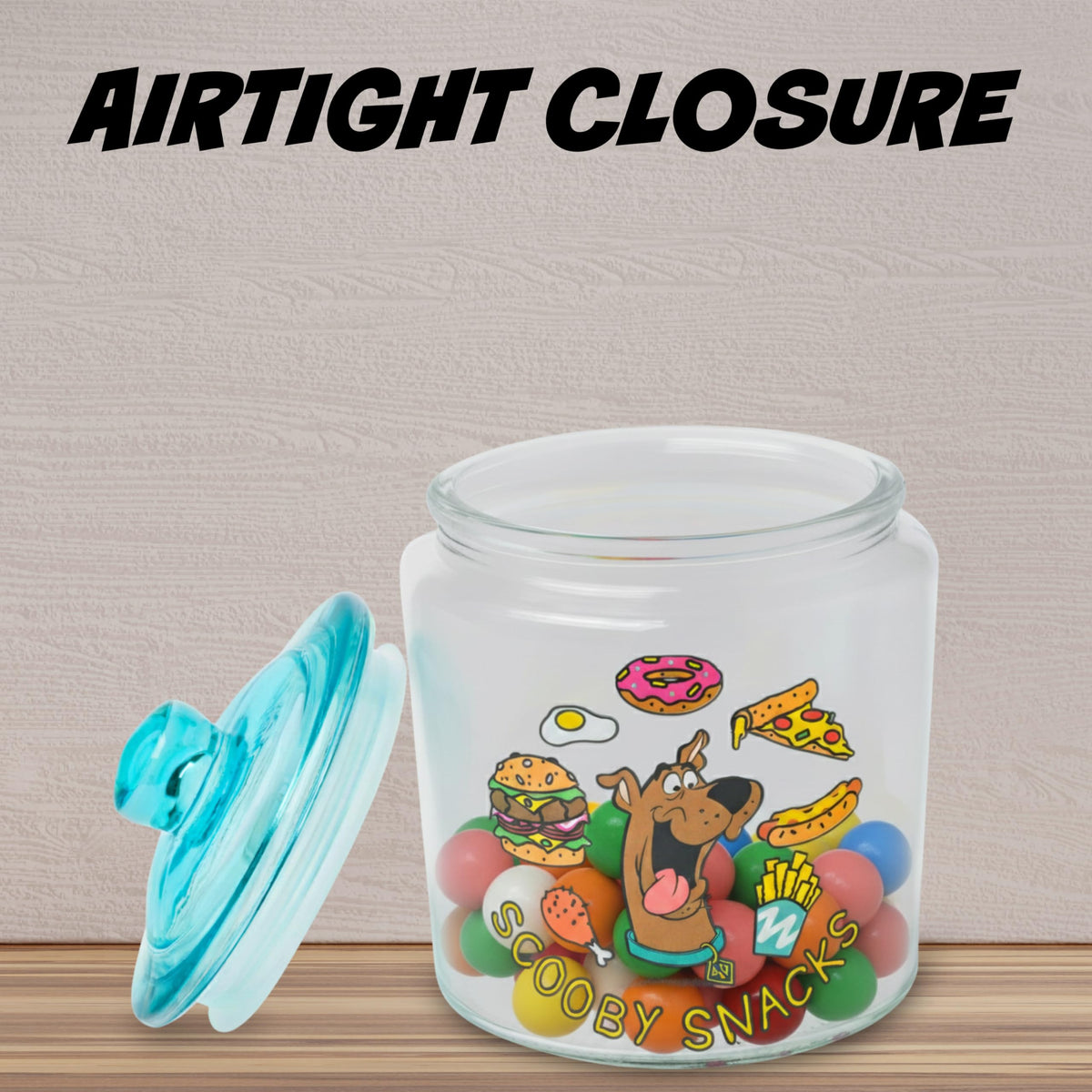 Silver Buffalo Scooby Doo jar on counter is great for gifting