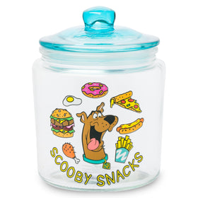 Silver Buffalo Scooby Doo jar lid blue top for secure snack storage
