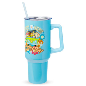 Silver Buffalo Scooby-Doo Mystery Machine 40oz tumbler with on-the-go hydration