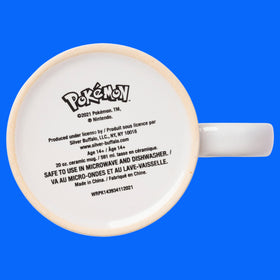 Silver Buffalo Snorlax mug back design featuring logo and text.