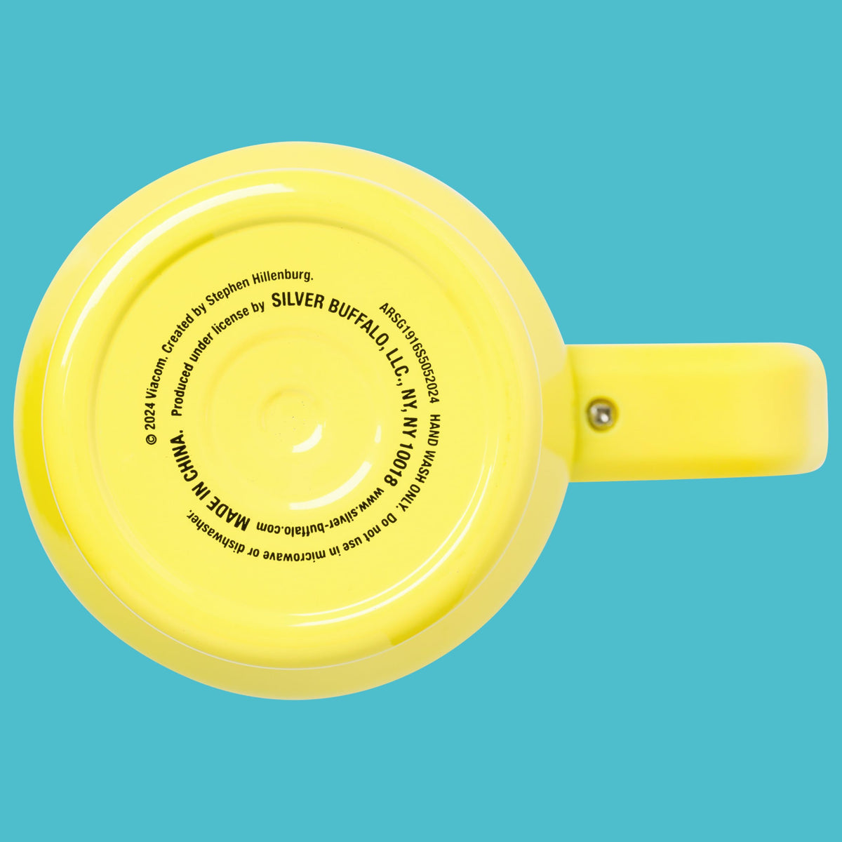 Silver Buffalo SpongeBob tumbler packaging and gift-ready appeal