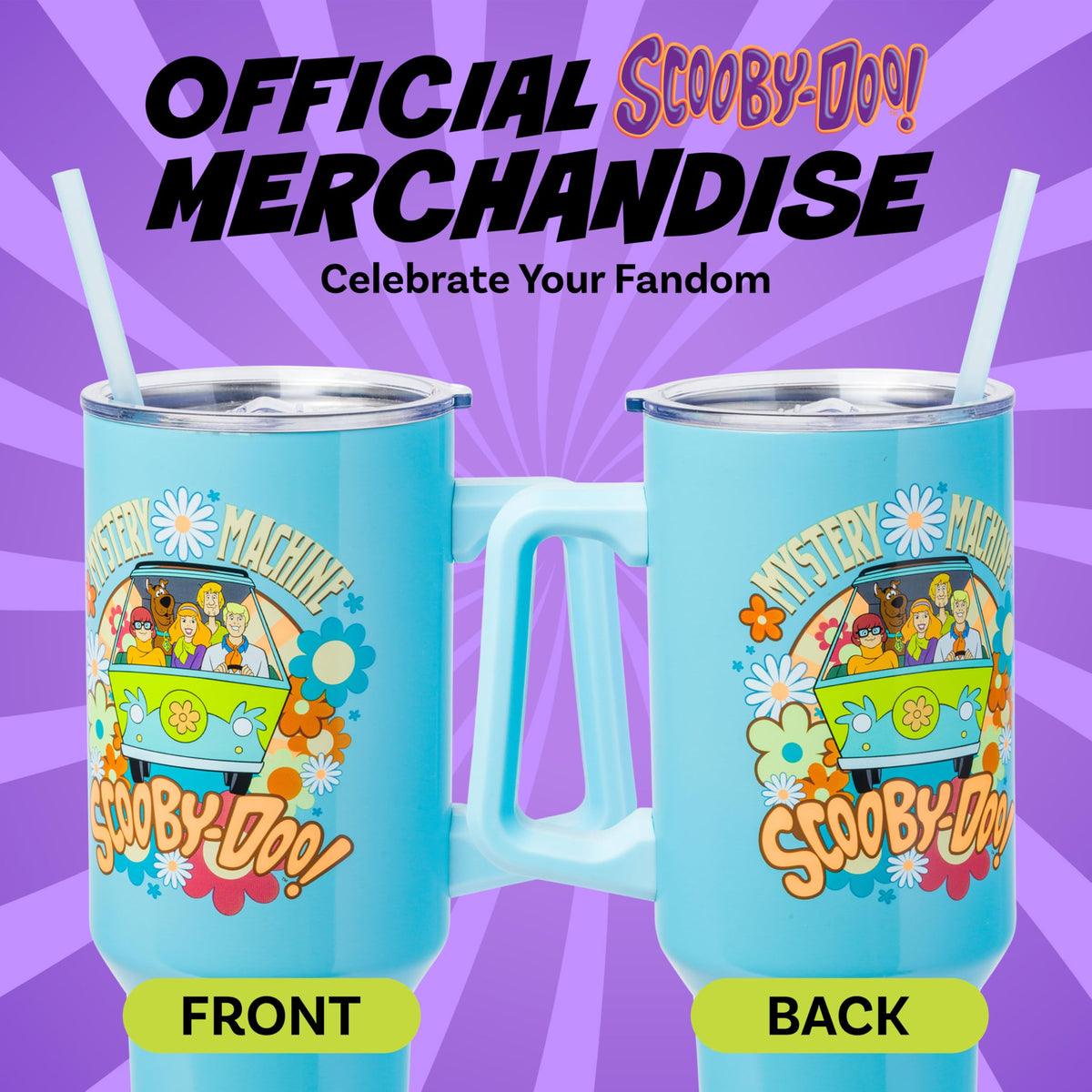 Secure lid and straw for spill-free sipping on the go