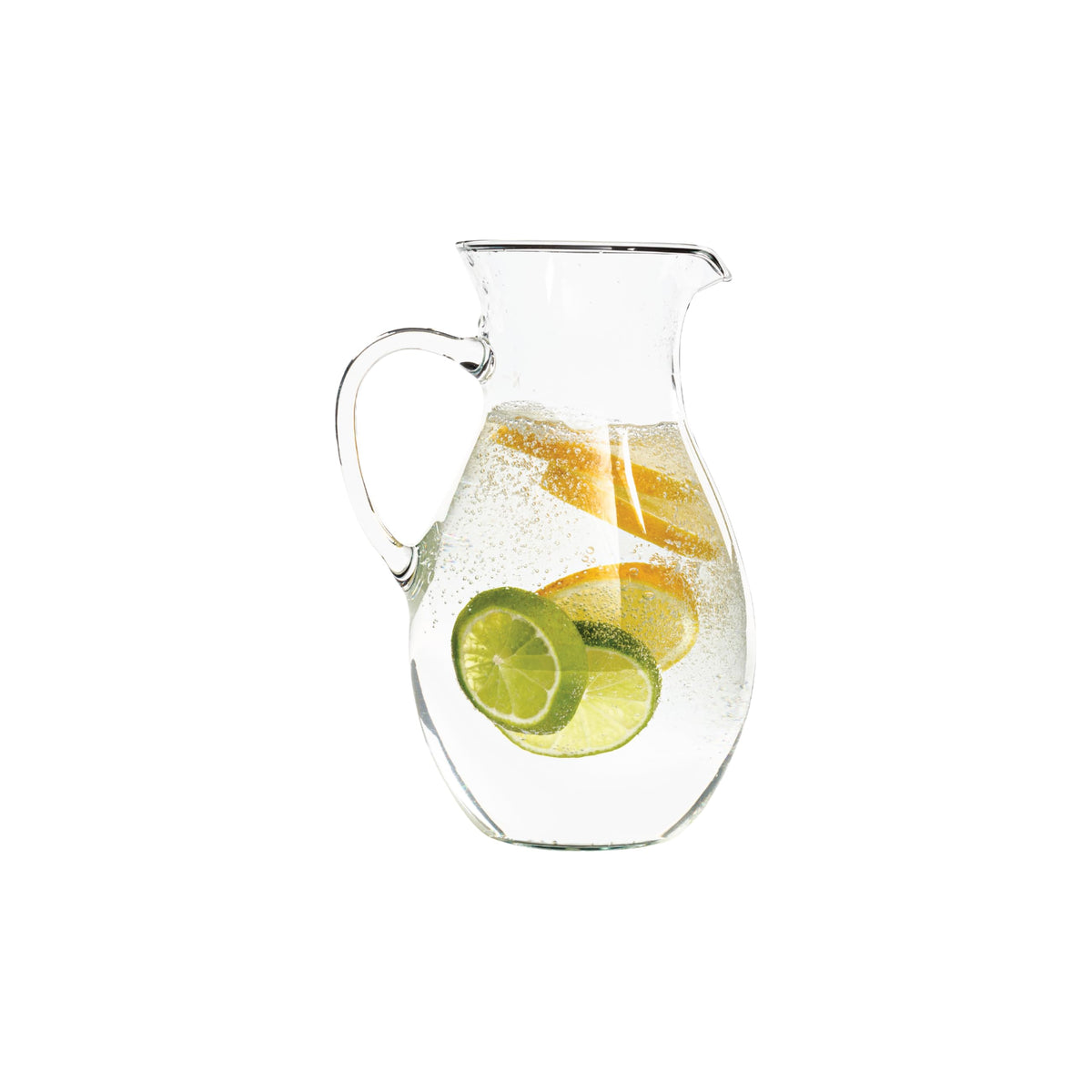 SIMAX glass pitcher with spout for spill-free pouring of cocktails.