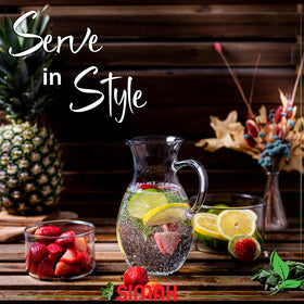 SIMAX 1-quart capacity suits small gatherings and everyday use.