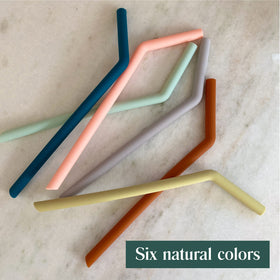 Simka Rose colorful cup with straw for fun mealtime